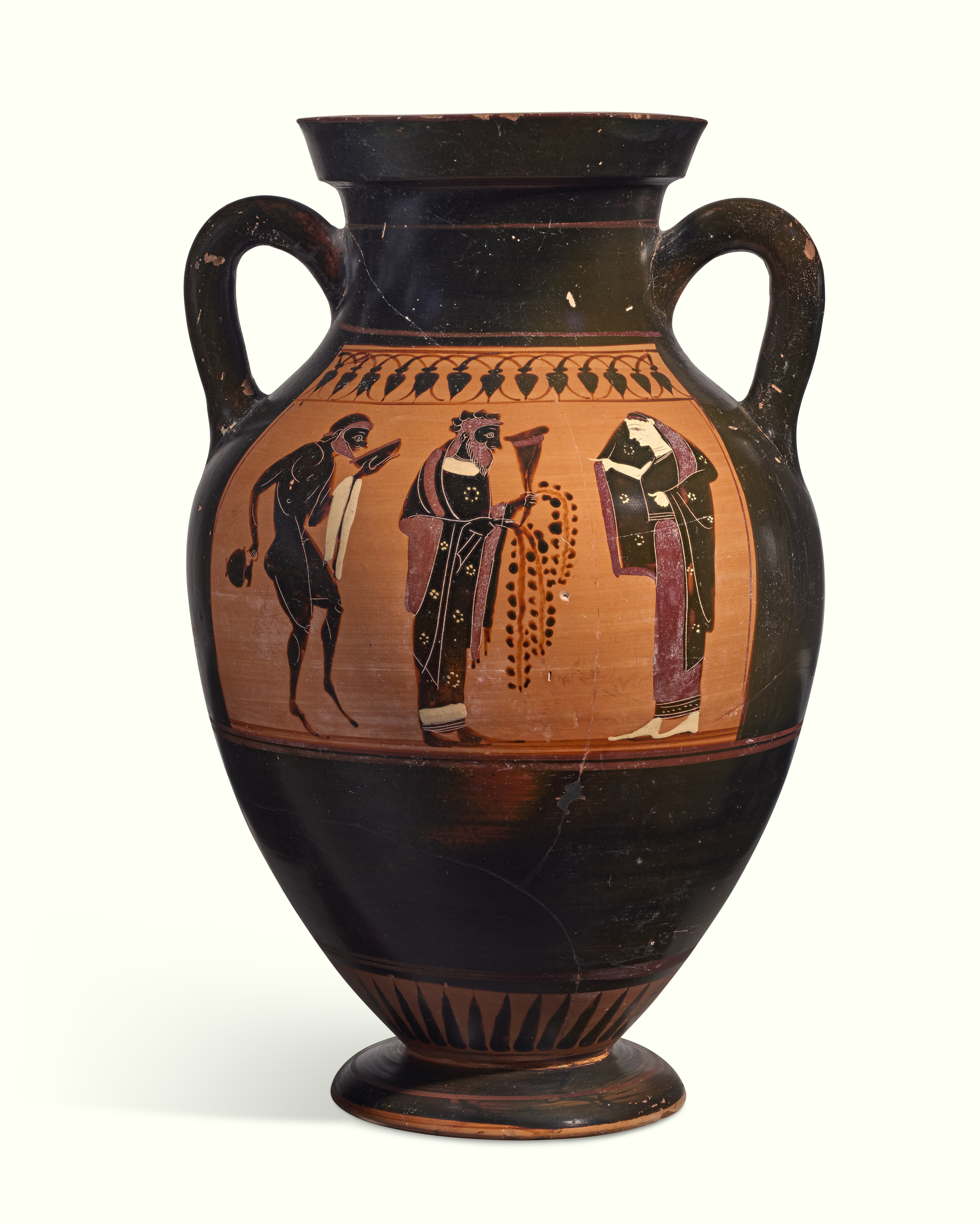 AN ATTIC BLACK-FIGURED AMPHORA (TYPE B)