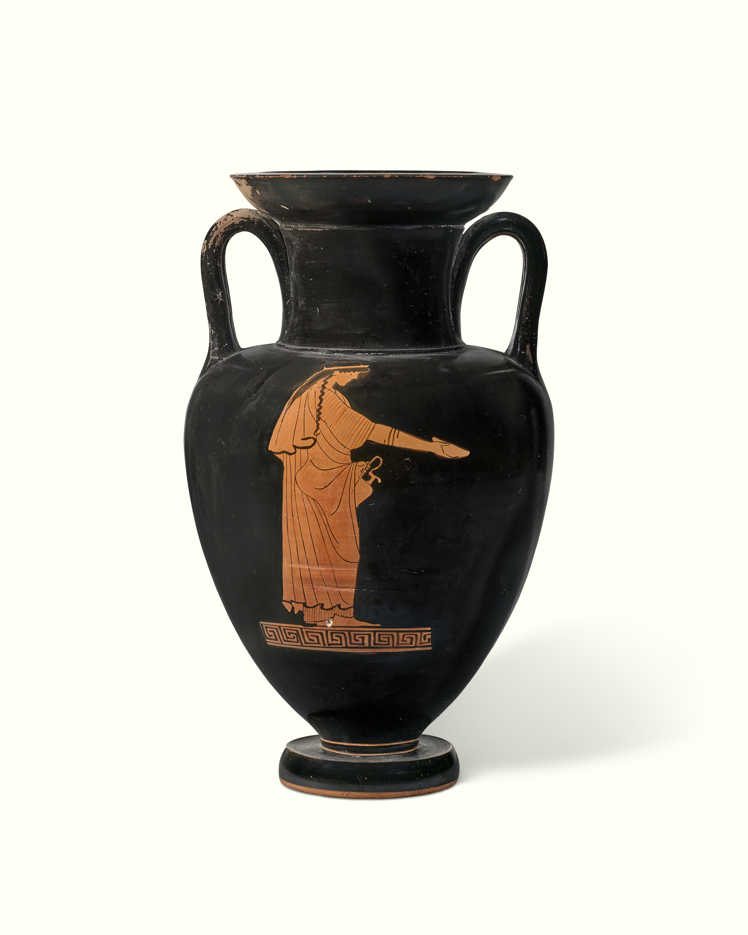 AN ATTIC RED-FIGURED NOLAN AMPHORA